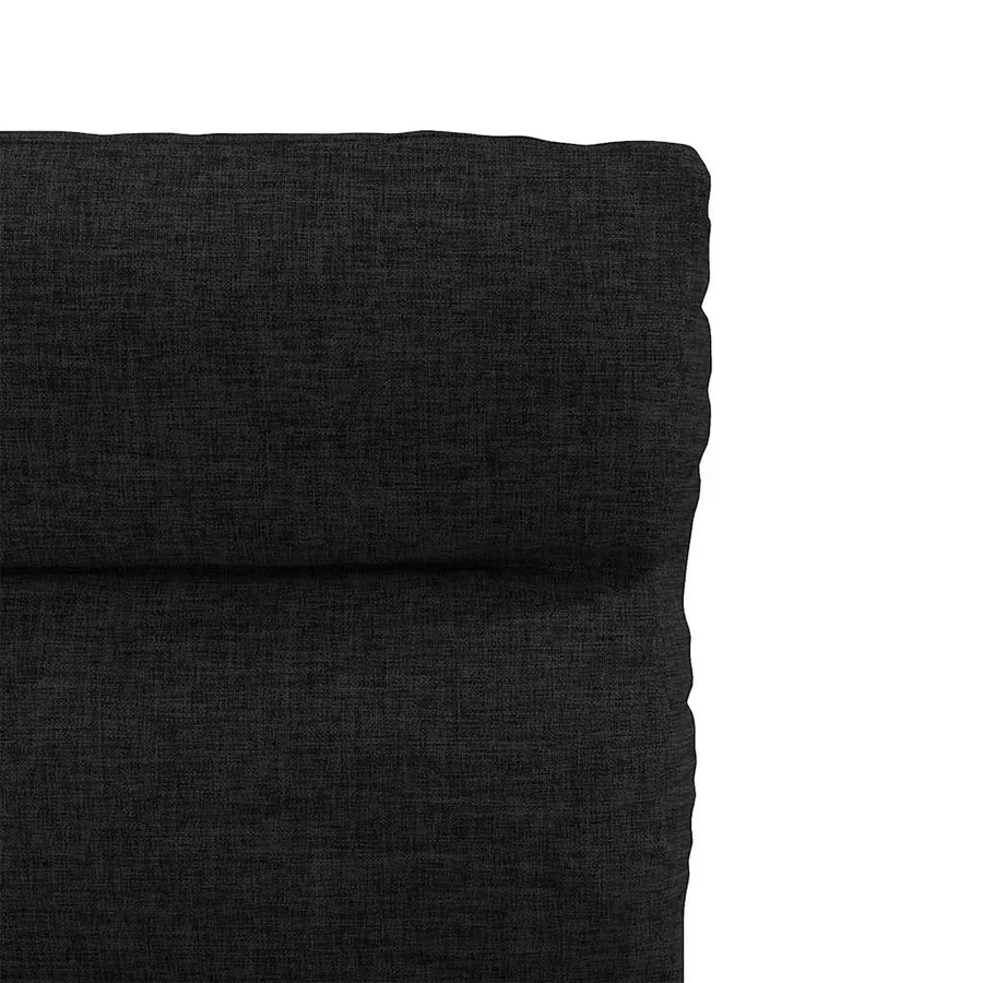 Chaises à manger lot de 2 noir tissu - 7