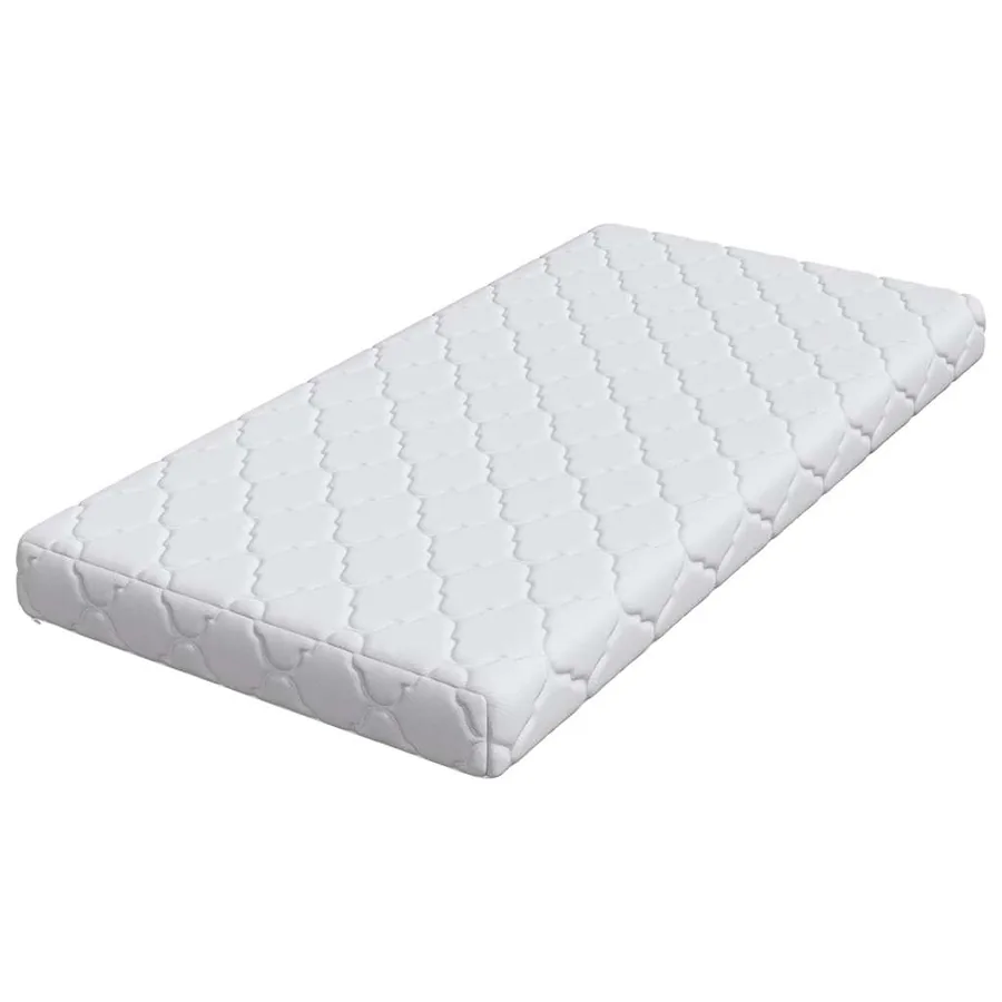 Matelas Blanc 70 x 140 cm Tissu jacquard - 4