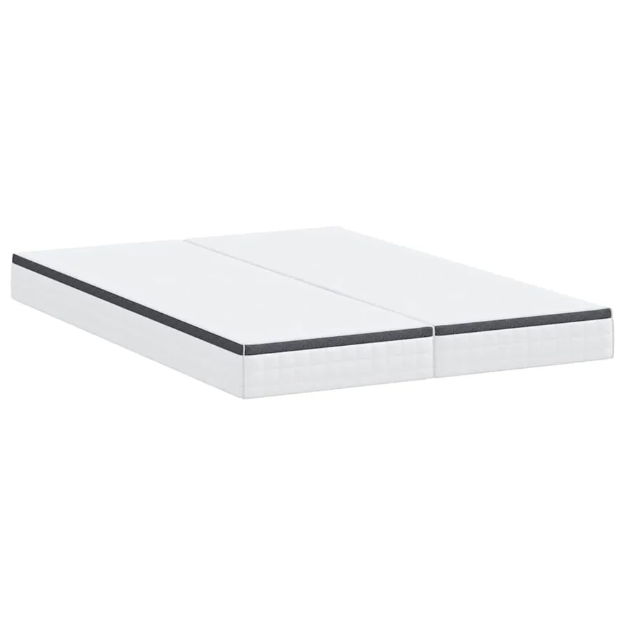 Matelas 2 pcs Blanc et Gris 80 x 200 cm Printemps Bonell - 6