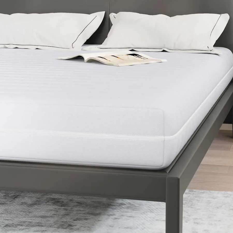 Matelas Blanc 140 x 200 cm Ressort ensaché - 7