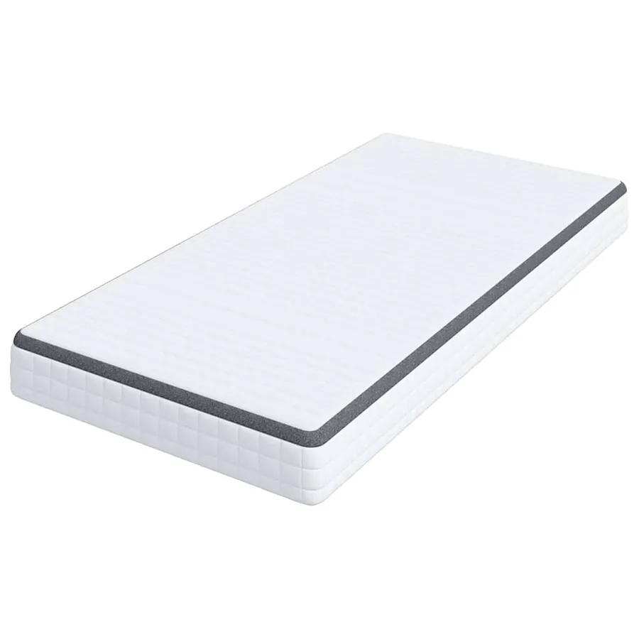 Matelas Blanc et Gris 90 x 190 cm Printemps Bonell - 4