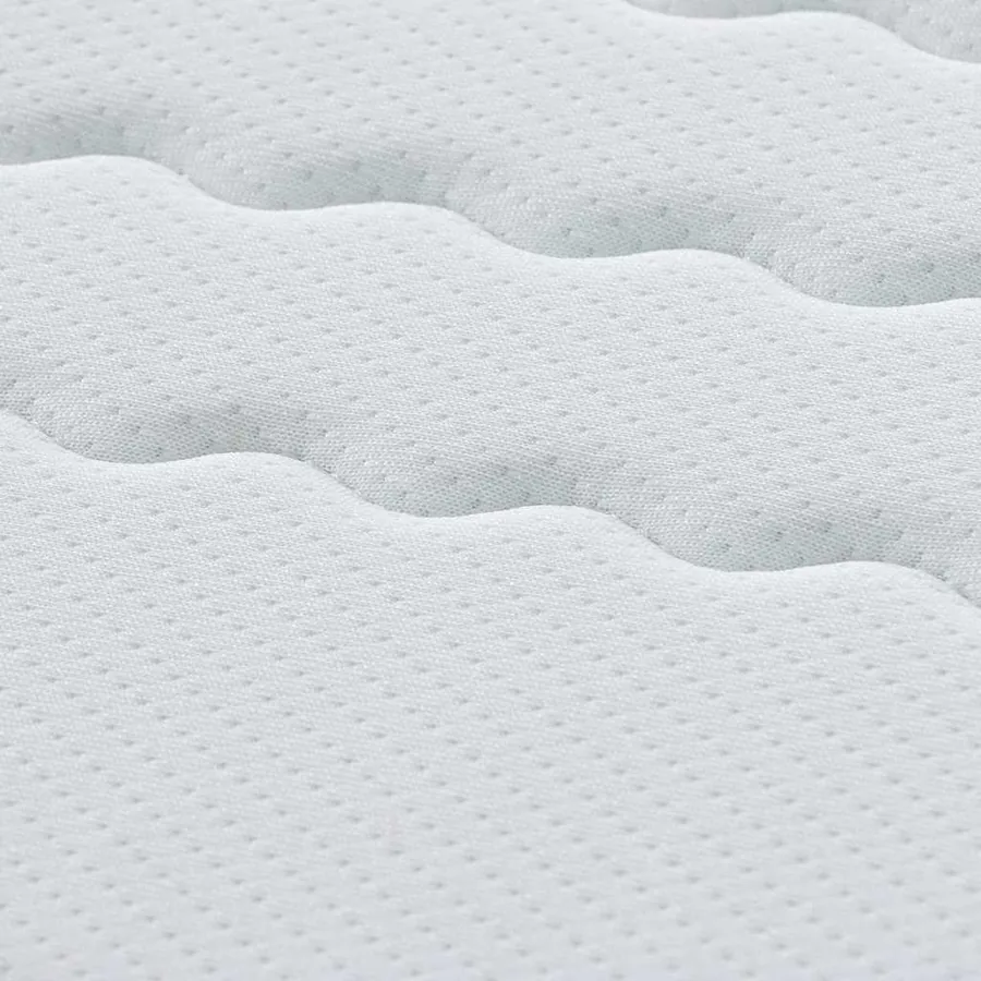 Matelas Blanc et Gris 90 x 190 cm Printemps Bonell - 9