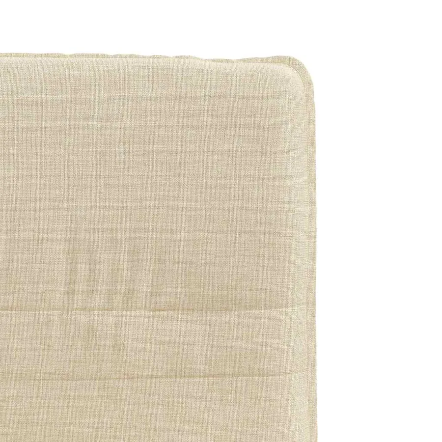 Chaises à manger lot de 2 crème tissu - 7