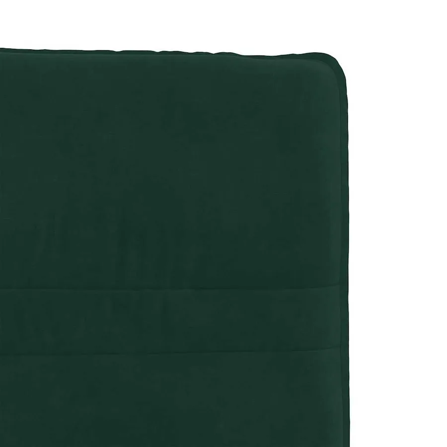 Chaises à manger lot de 6 vert foncé velours - 7