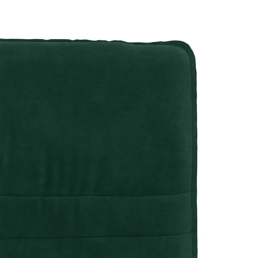 Chaise de salle à manger Vert foncé Velours - 7