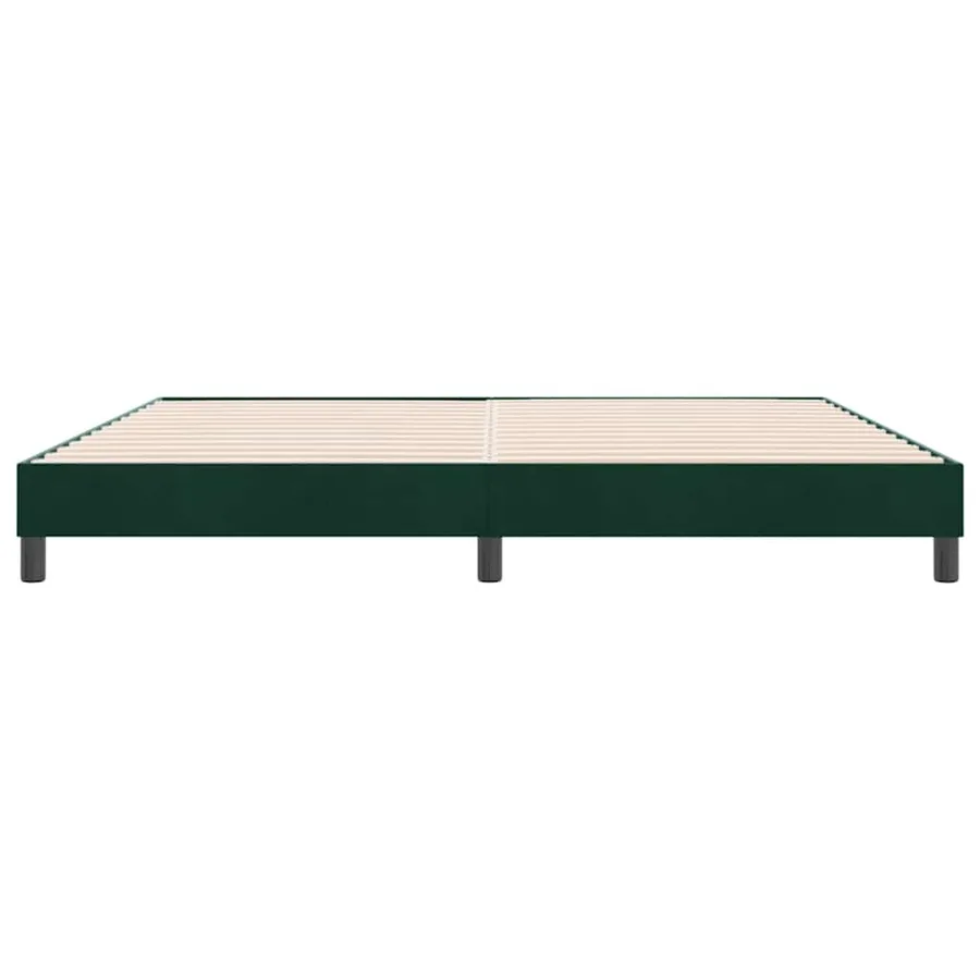 Sommier à lattes de lit sans matelas vert foncé 180x220 cm - 5