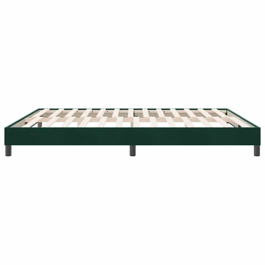 Sommier à lattes de lit sans matelas vert foncé 180x220 cm - 6