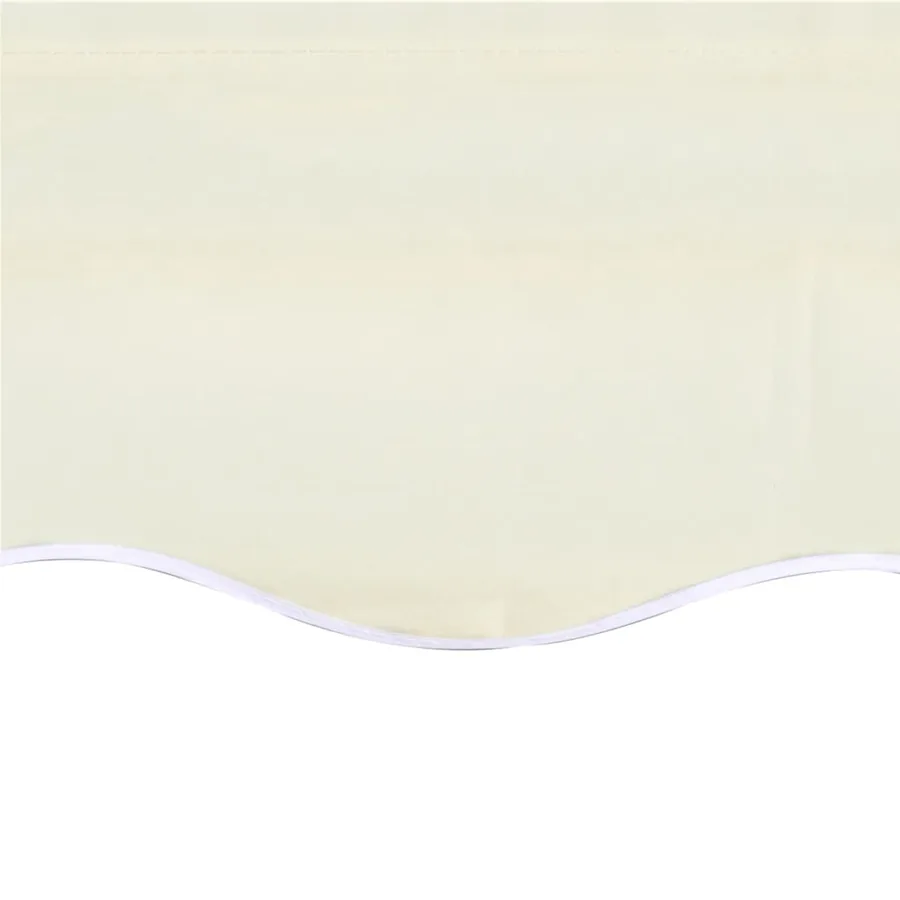 Tissu de remplacement pour auvent couleur crème 4,5x3,5 m polyester - 5