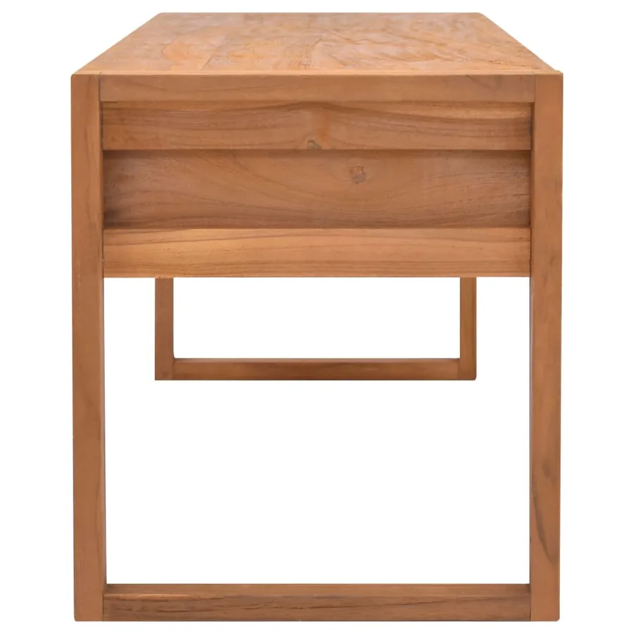 Meuble TV 140x40x45 cm Bois de teck - 4