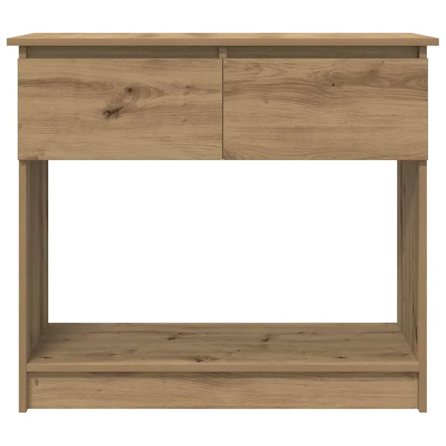 Table console avec tiroirs chêne artisanal 85,5x38,5x74,5 cm - 6