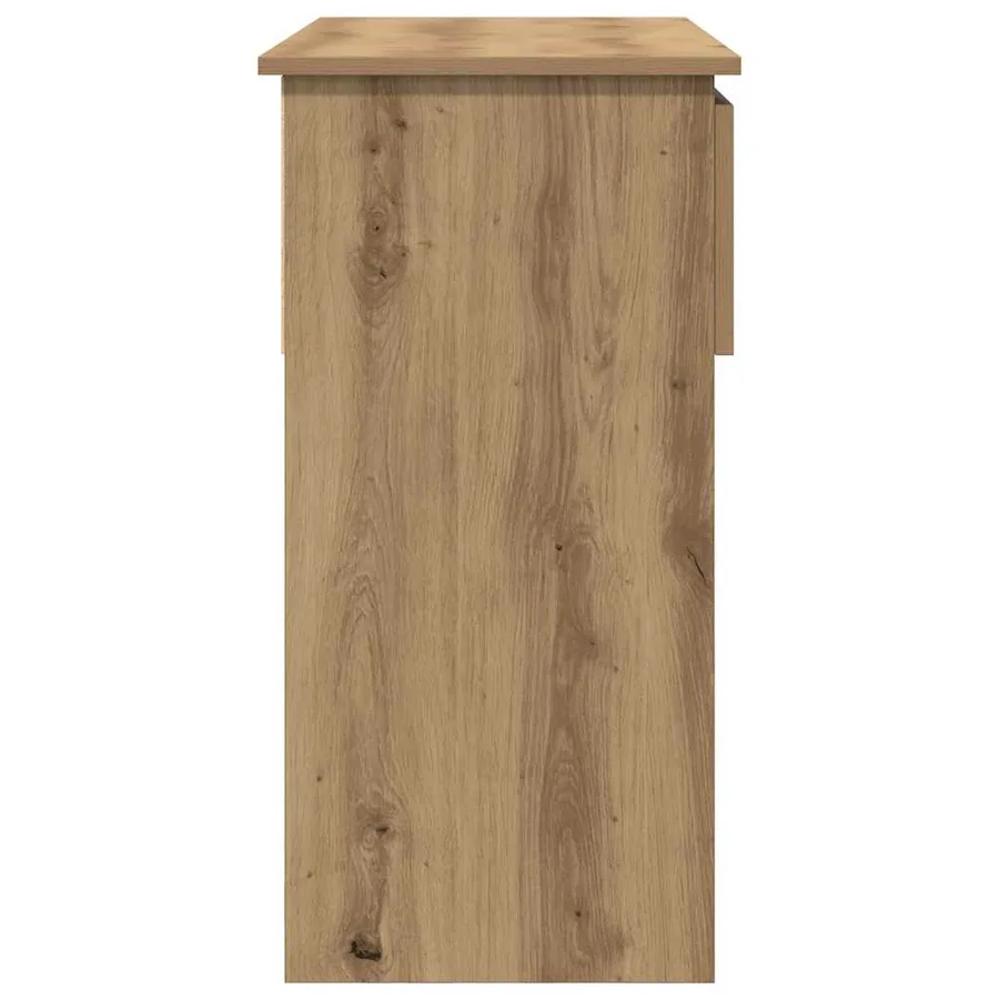 Table console avec tiroirs chêne artisanal 85,5x38,5x74,5 cm - 7