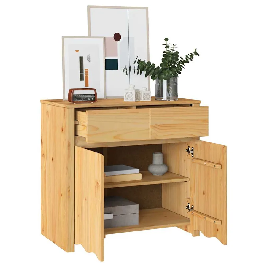 Buffet Drammen Chêne 79 x 43 x 75.5 cm Bois de pin massif - 3