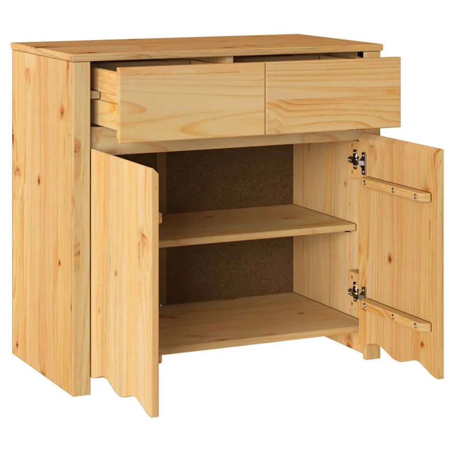 Buffet Drammen Chêne 79 x 43 x 75.5 cm Bois de pin massif - 5