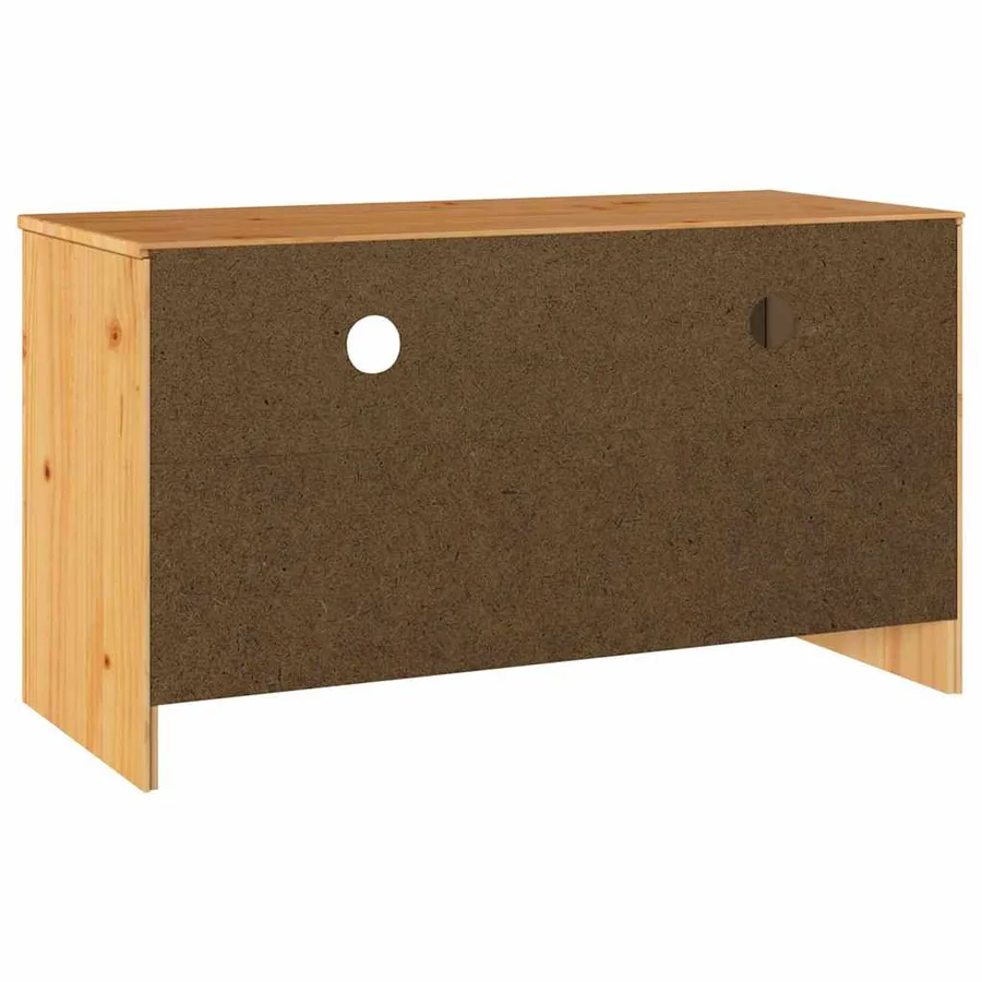 Meuble TV Drammen Chêne 99 x 43 x 55 cm Bois de pin massif - 6