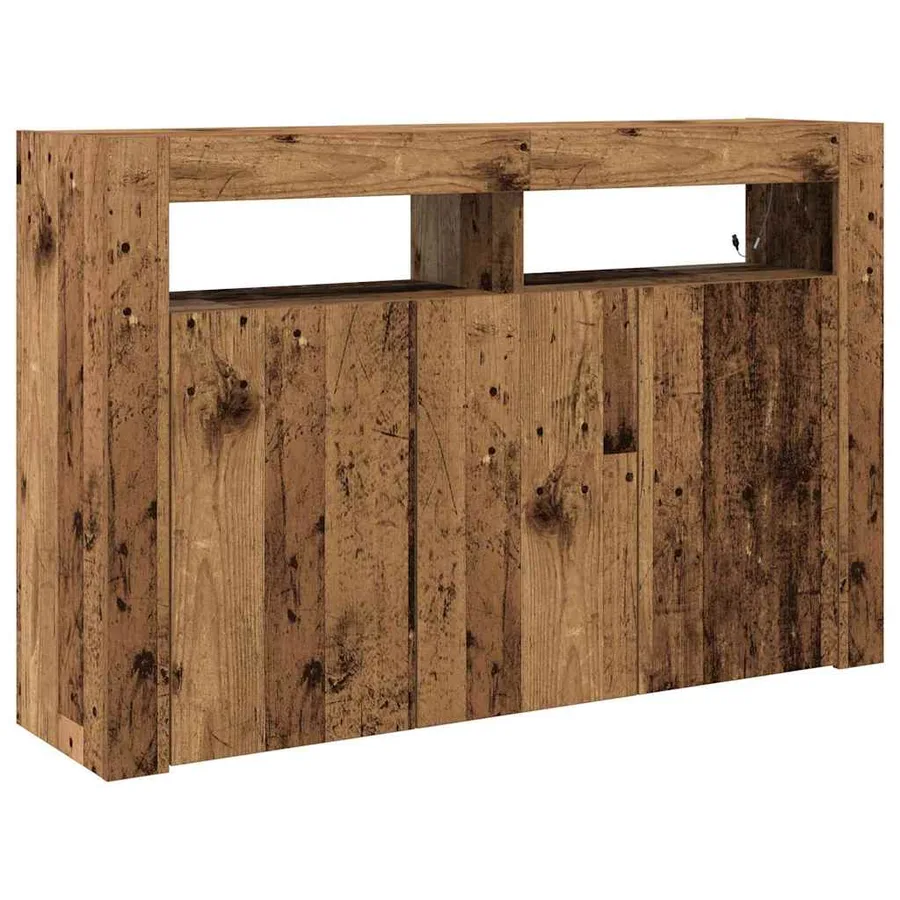 Buffet Bois ancien 116 x 30 x 75 cm Bois d'ingénierie - 2