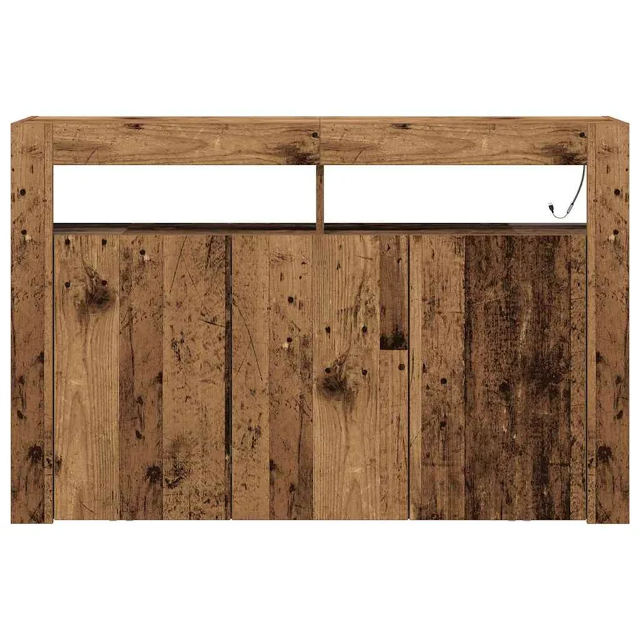 Buffet Bois ancien 116 x 30 x 75 cm Bois d'ingénierie - 7