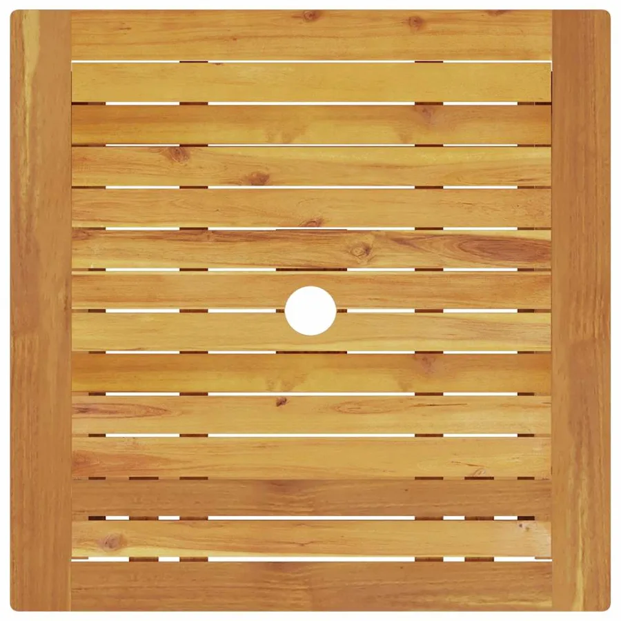 Ensemble bistro pliant 3 pcs Marron Bois d'Acacia Massif - 10