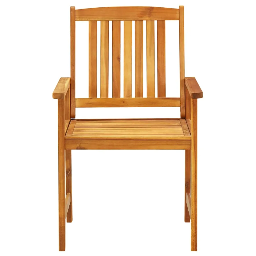 Ensemble de salle à manger pour jardin 3 pcs Marron - 9