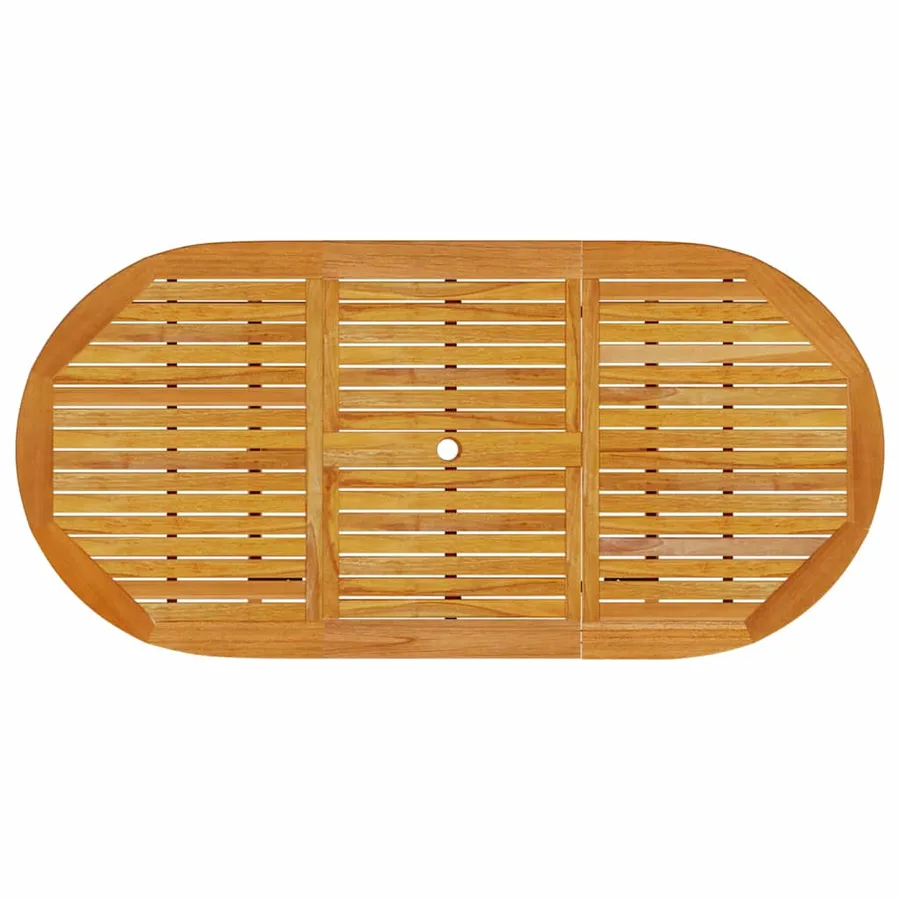 Ensemble de salle à manger pour jardin 5 pcs Marron - 10