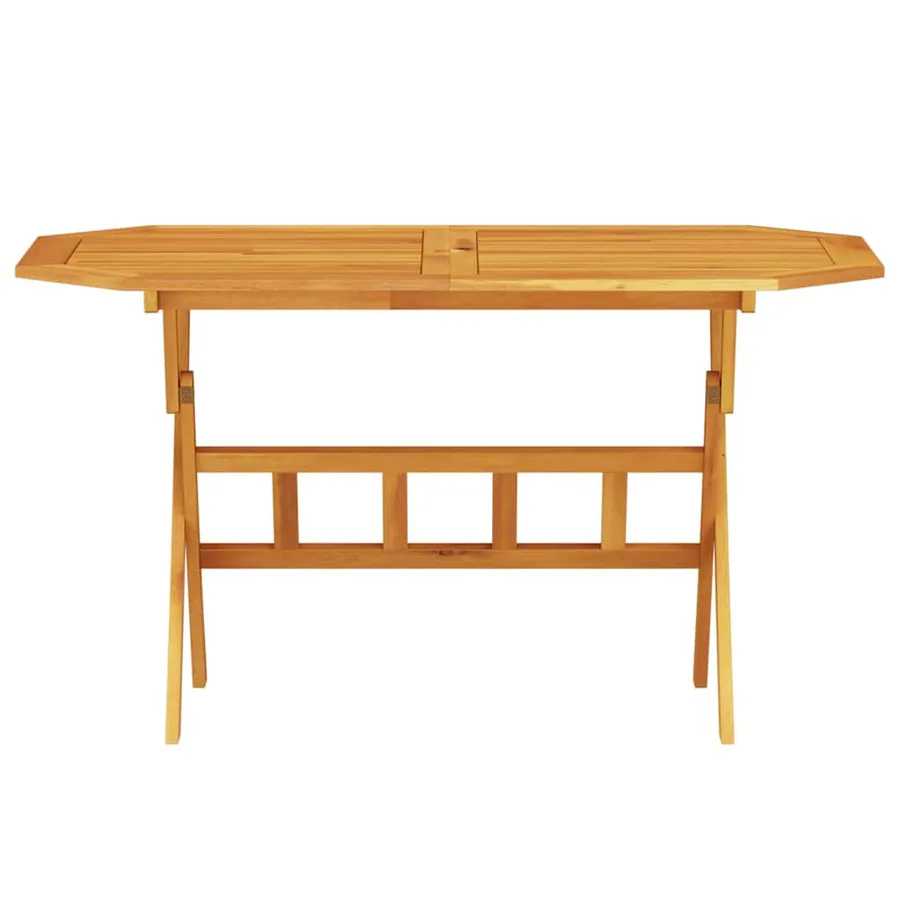 Ensemble de salle à manger pour jardin 7 pcs Marron - 9