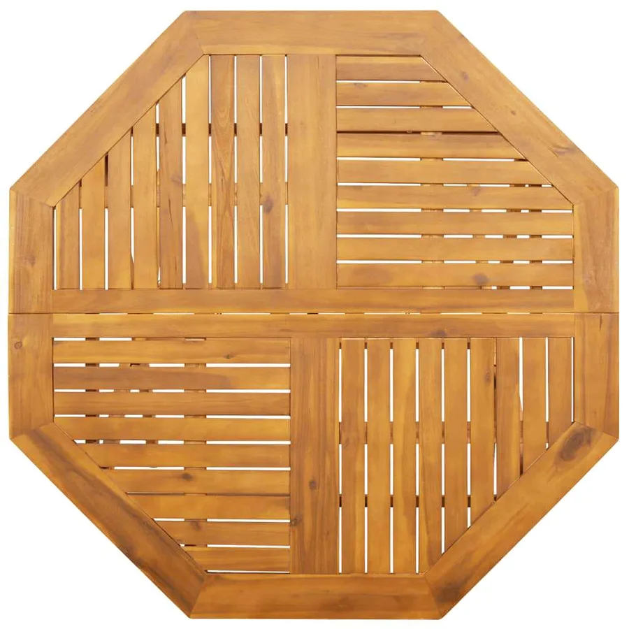 Ensemble de salle à manger pour jardin 5 pcs Marron - 8