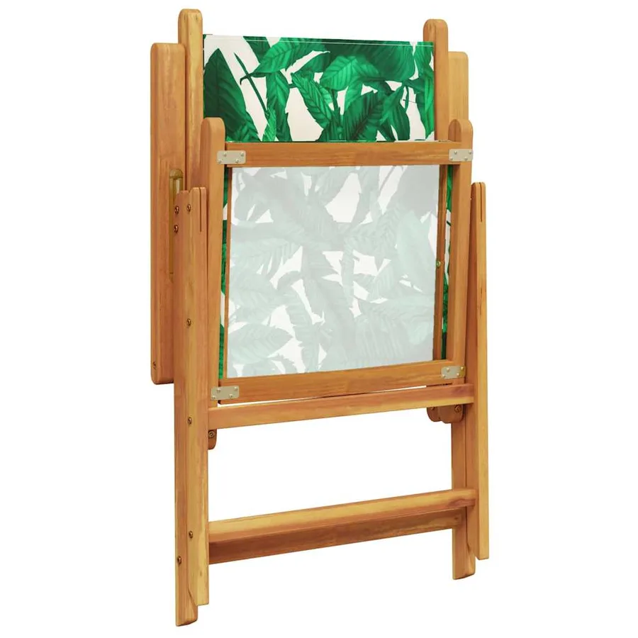 Ensemble de salle à manger pour jardin 7 pcs Motif feuille - 12