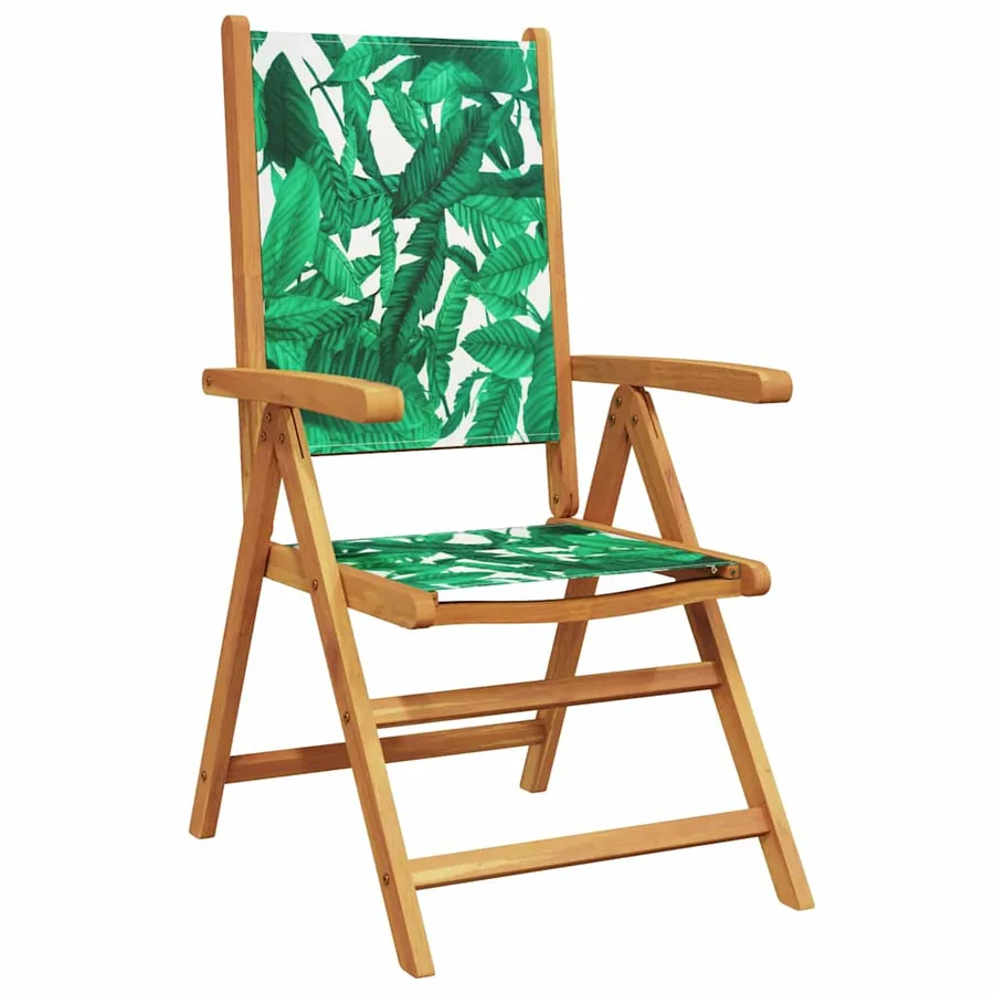 Ensemble de salle à manger pour jardin 7 pcs Motif feuille - 6