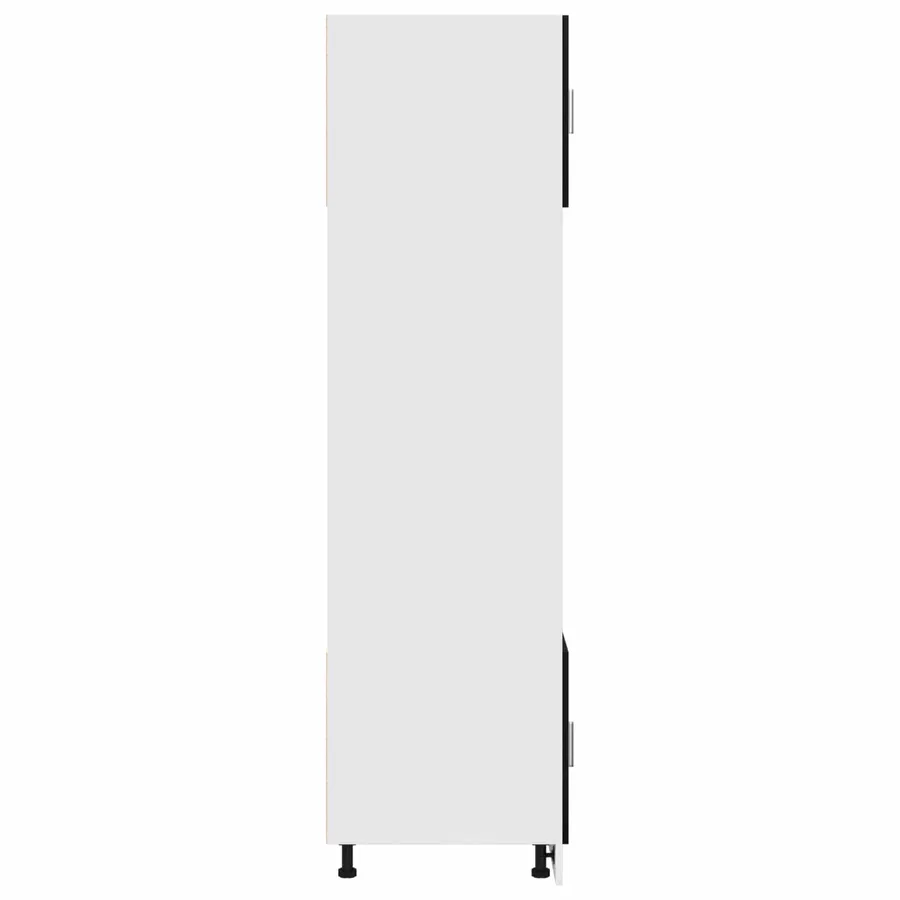 Armoire suspendue Chêne noir 60 x 57 x 207 cm Bois d'ingénierie - 7