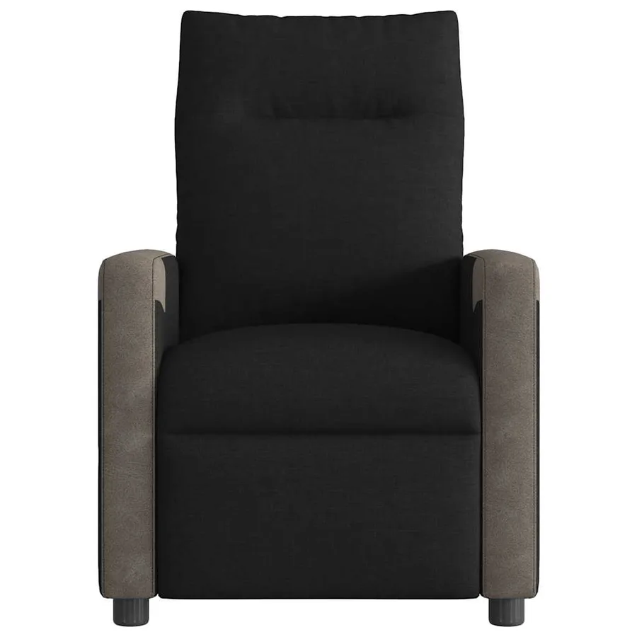 Fauteuil inclinable Noir Tissu - 3