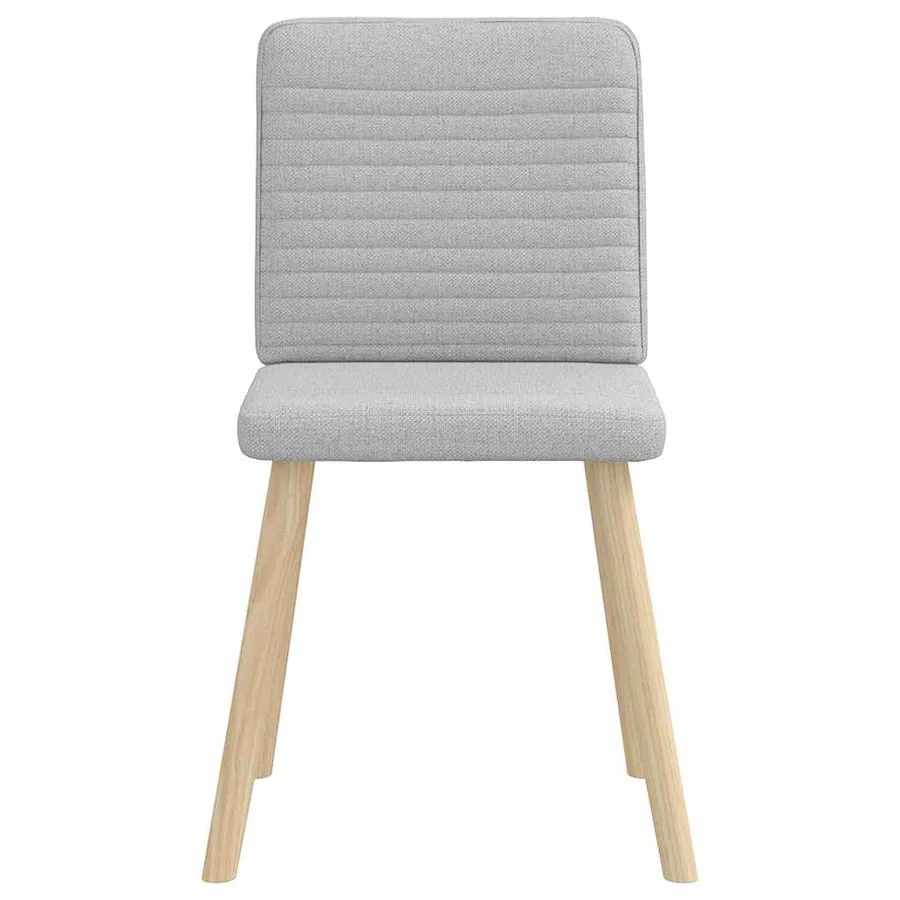 Chaises à manger lot de 2 gris nuage tissu - 4