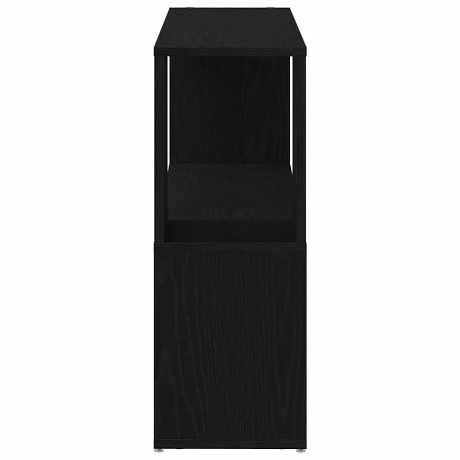 Ensemble meuble TV Noir 100 x 24 x 63 cm Bois d'ingénierie - 6