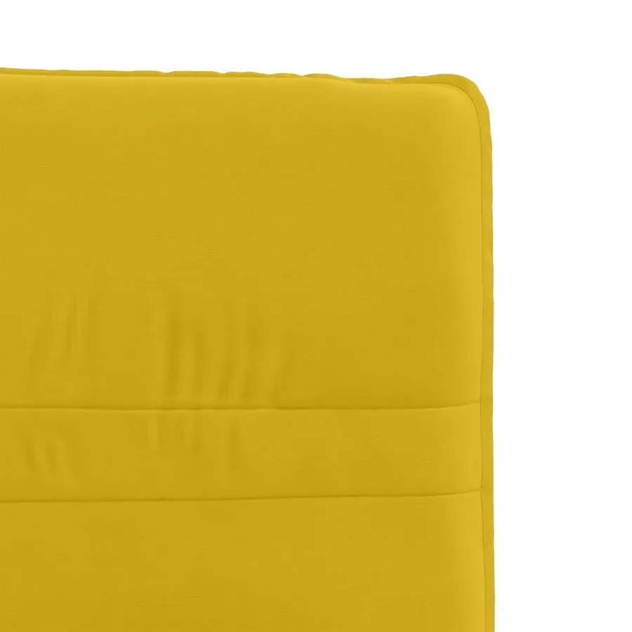 Chaises à manger lot de 6 jaune velours - 7