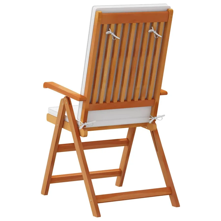 Chaise de jardin 6 pcs Marron et blanc 57 x 71,5 x 104 cm - 7