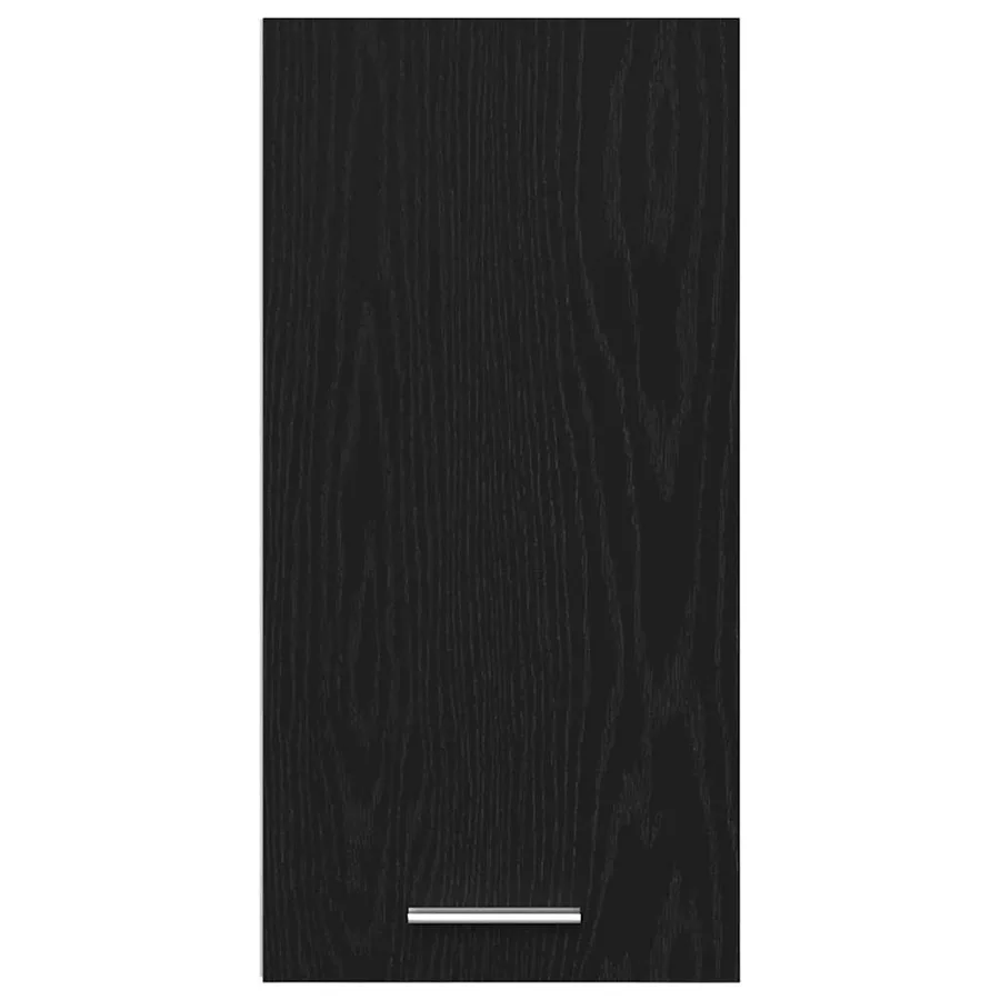 Armoire suspendue en chêne noir 30x31x60 cm bois d'ingénierie - 6