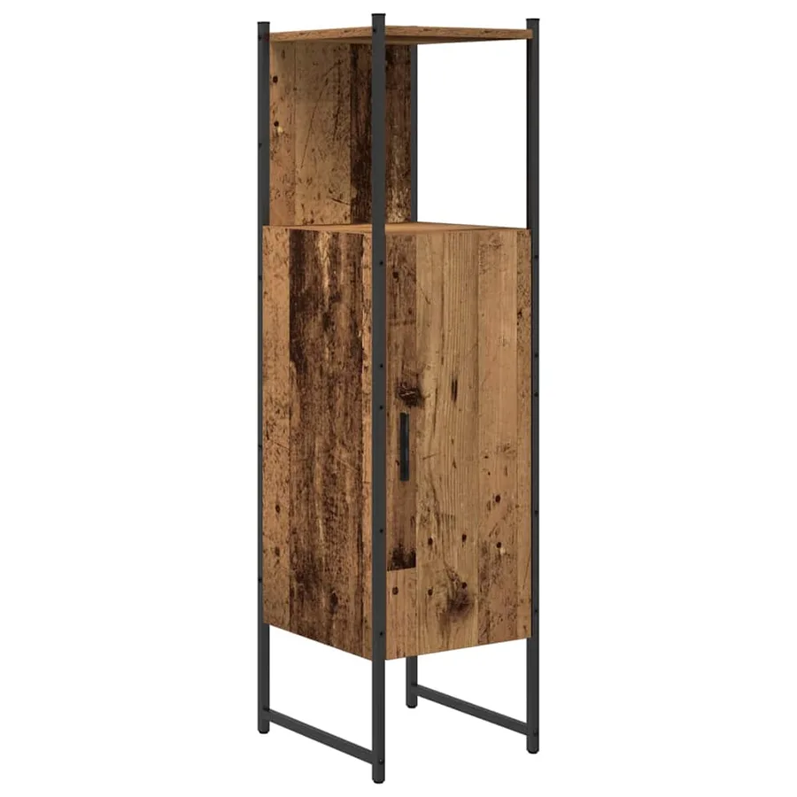 Ensemble de mobilier de salle de bain avec étagère 3 pcs Marron - 4