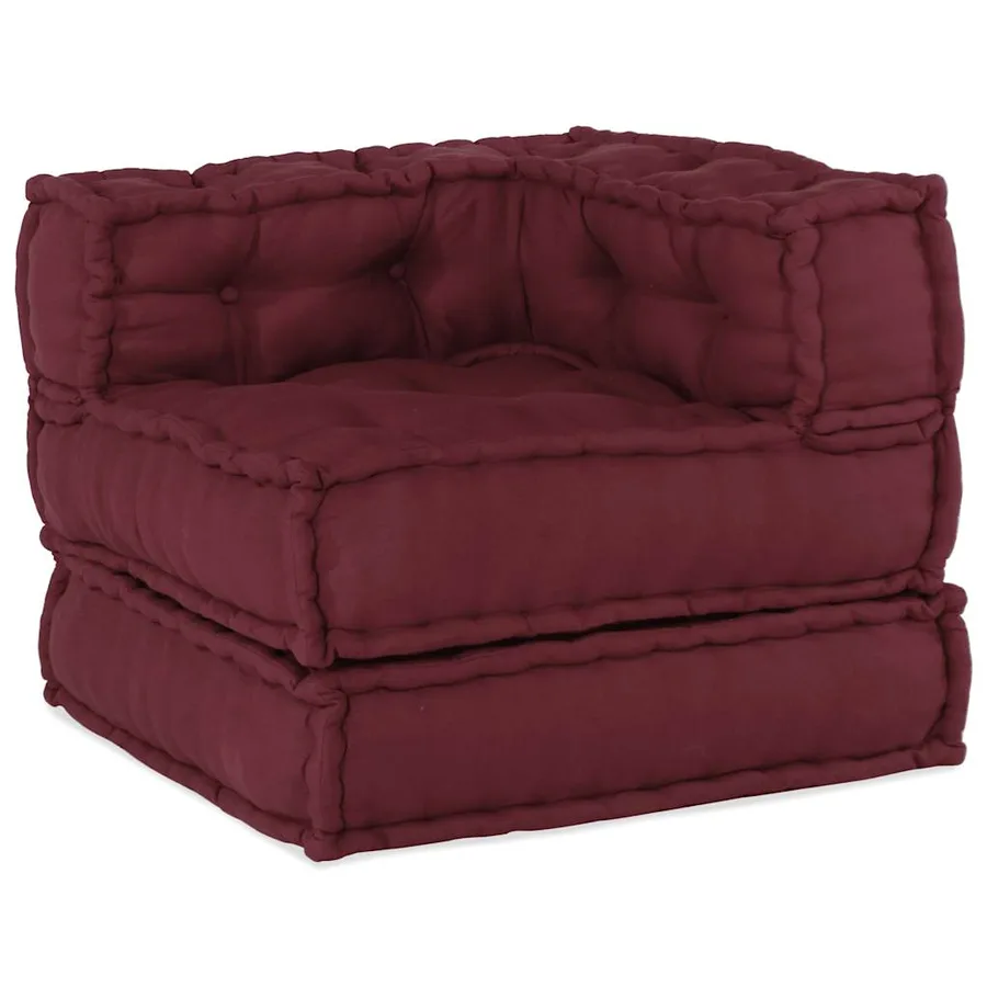 Canapé modulaire marron 70x70x54 tissu - 2
