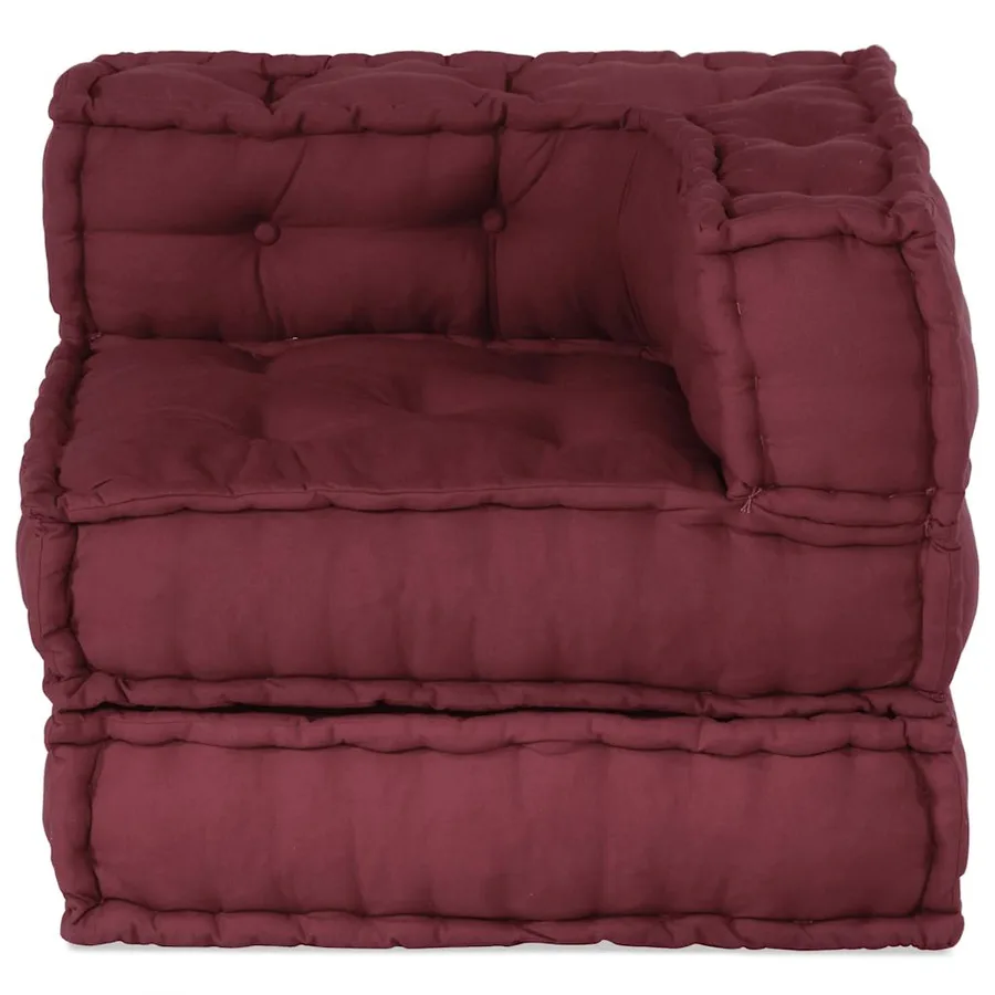Canapé modulaire marron 70x70x54 tissu - 4