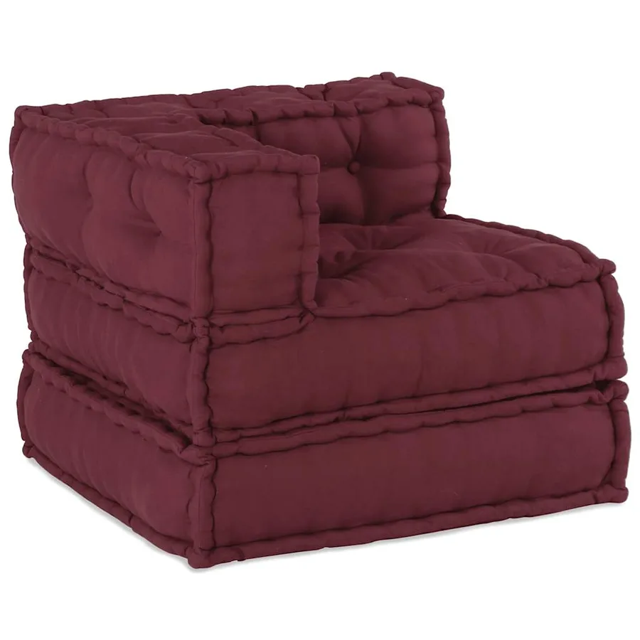 Canapé modulaire marron 70x70x54 tissu - 5