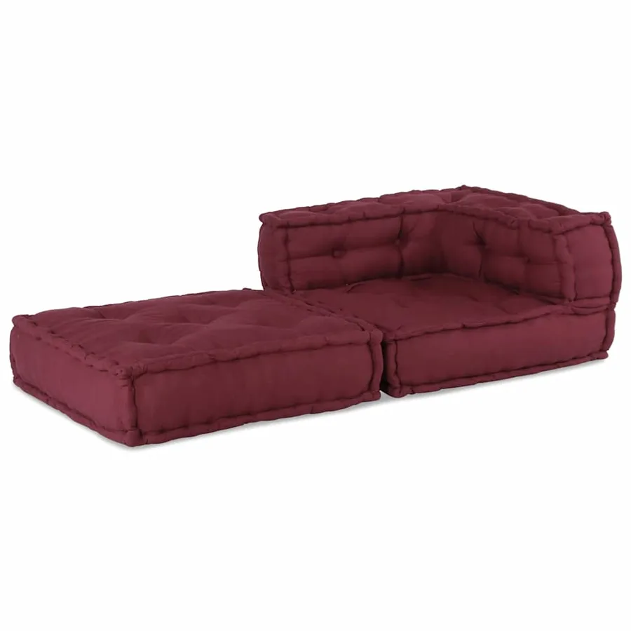 Canapé modulaire marron 70x70x54 tissu - 6