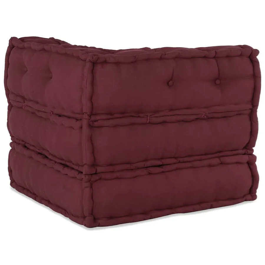 Canapé modulaire marron 70x70x54 tissu - 9