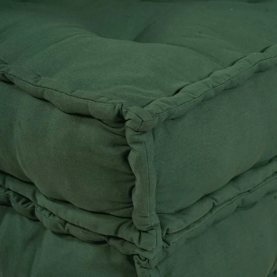Canapé modulaire vert 70x70x54 tissu - 10