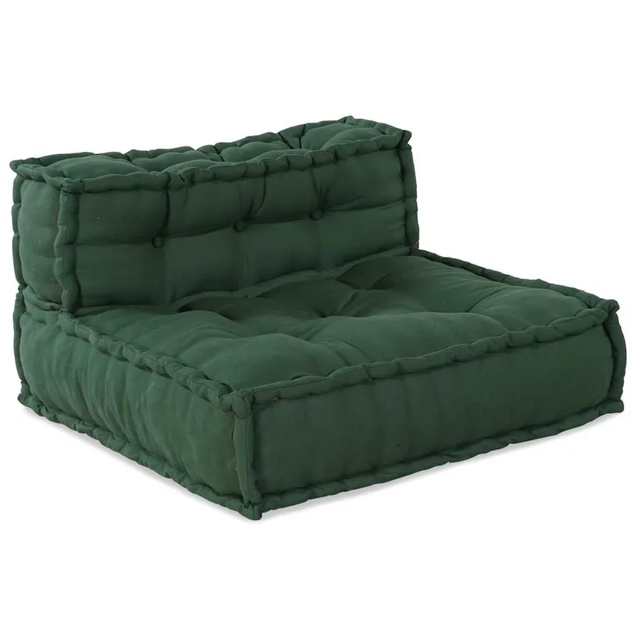Canapé modulaire vert 70x70x54 tissu - 7
