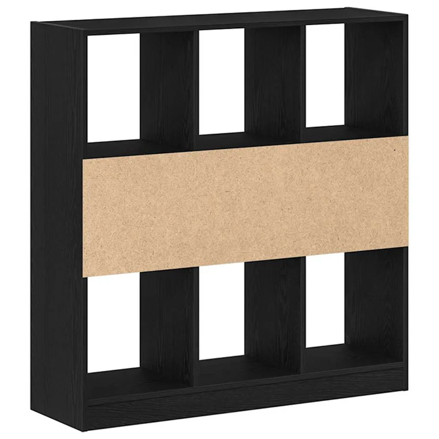 Bibliothèque chêne noir 97,5x29,5x100 cm bois d'ingénierie - 7
