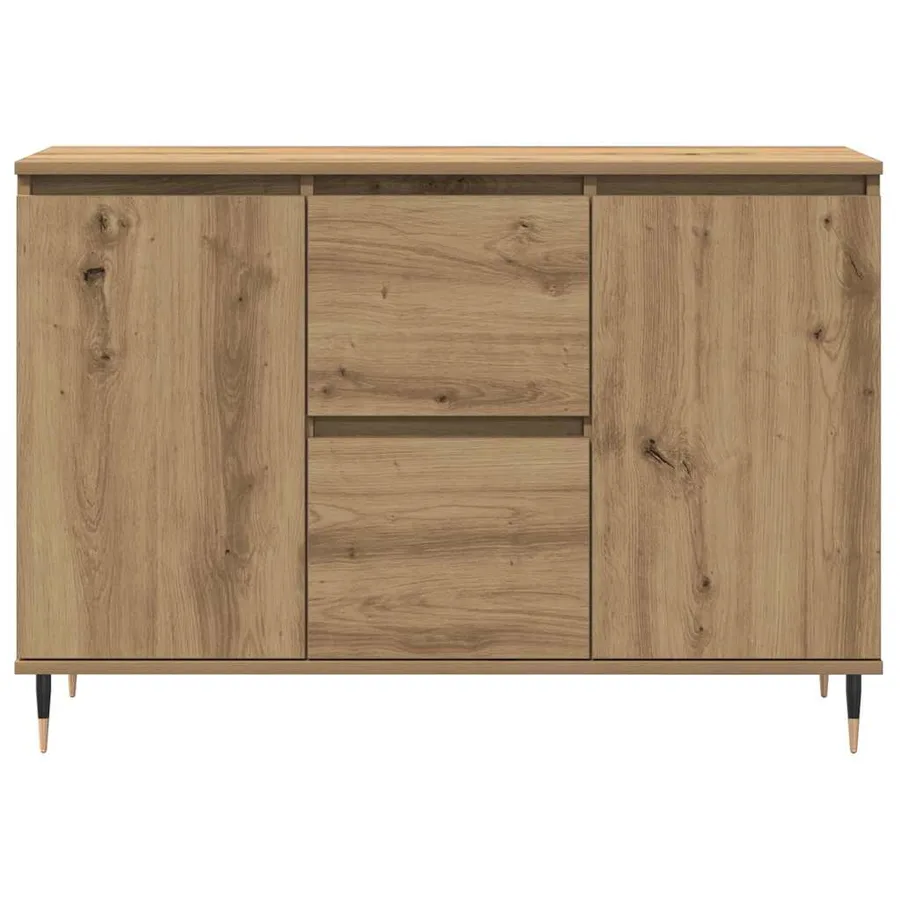 Buffet Chêne artisanal 101,5 x 35 x 70 cm Bois d'ingénierie - 6