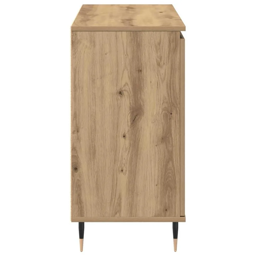 Buffet Chêne artisanal 101,5 x 35 x 70 cm Bois d'ingénierie - 7