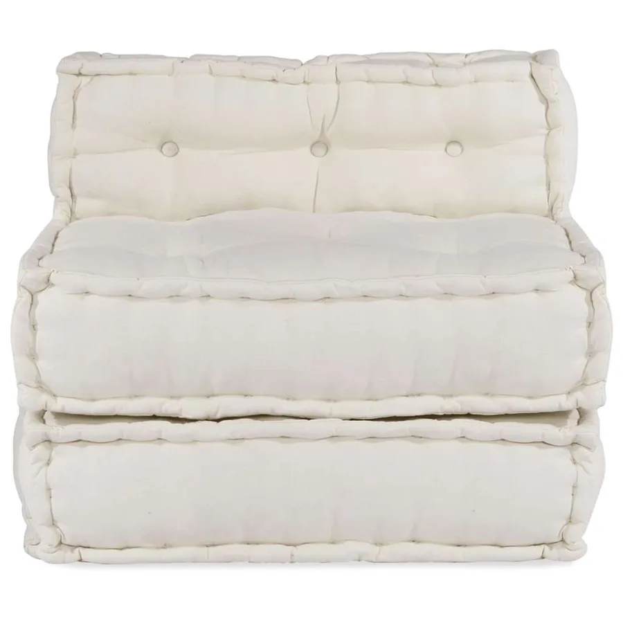 Canapé modulaire crème 70x70x54 tissu - 4