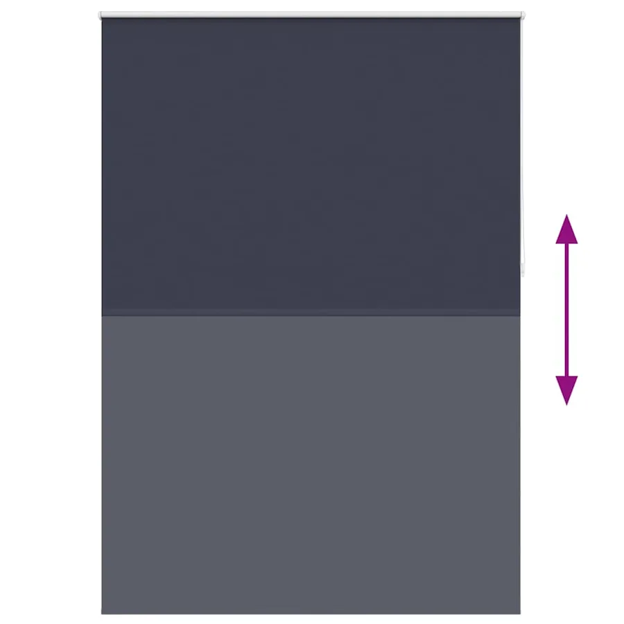 Store enrouleur occultant 164,4 x 230 cm, largeur du tissu 160 cm, coloris marine - 9
