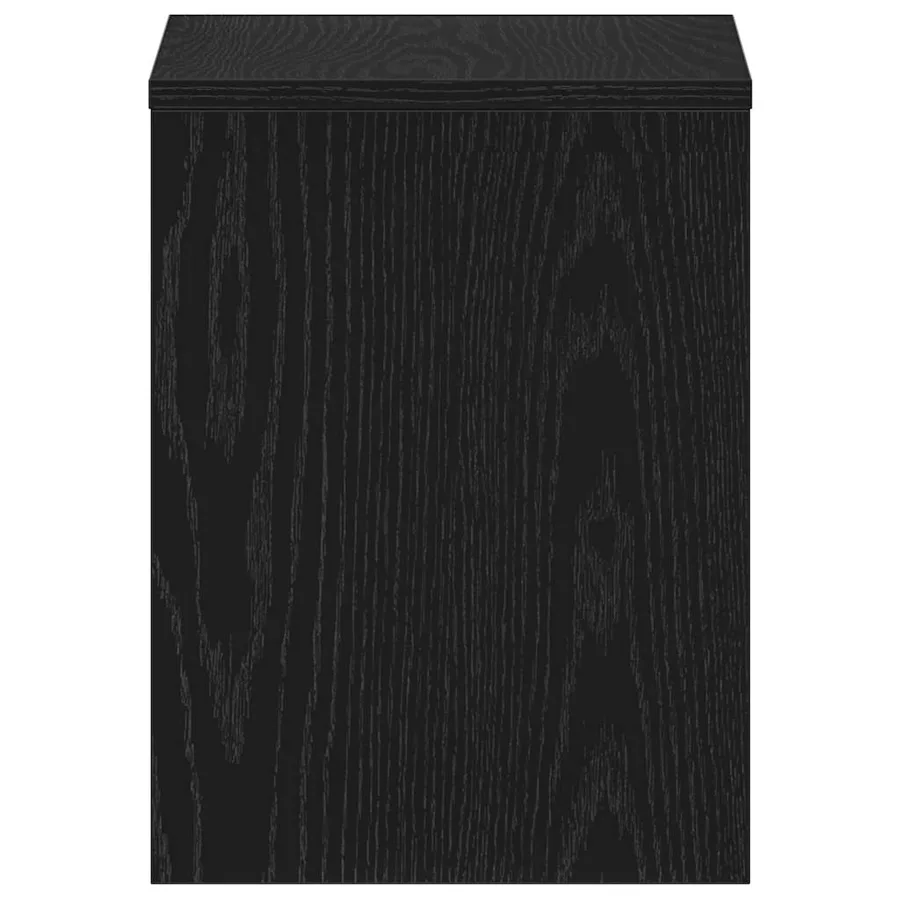 Tables de chevet 2pcs chêne noir 40x30x40cm bois d'ingénierie - 7