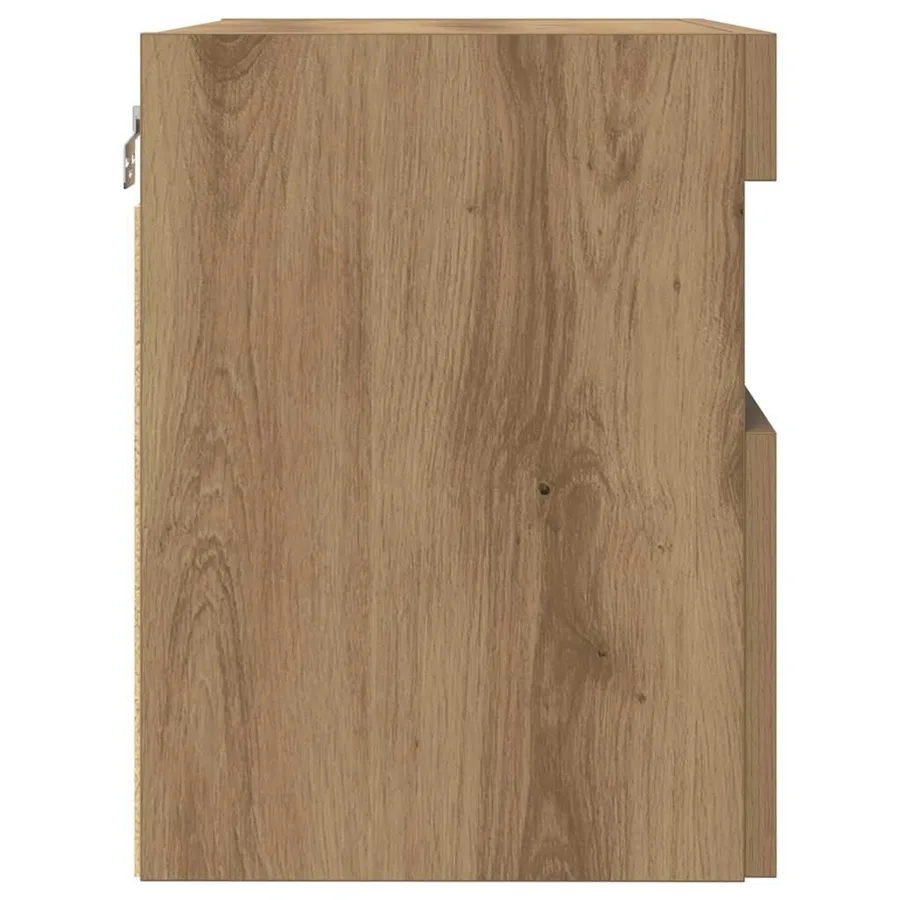 Meuble TV mural 2 pcs chêne artisanal Bois d'ingénierie - 8