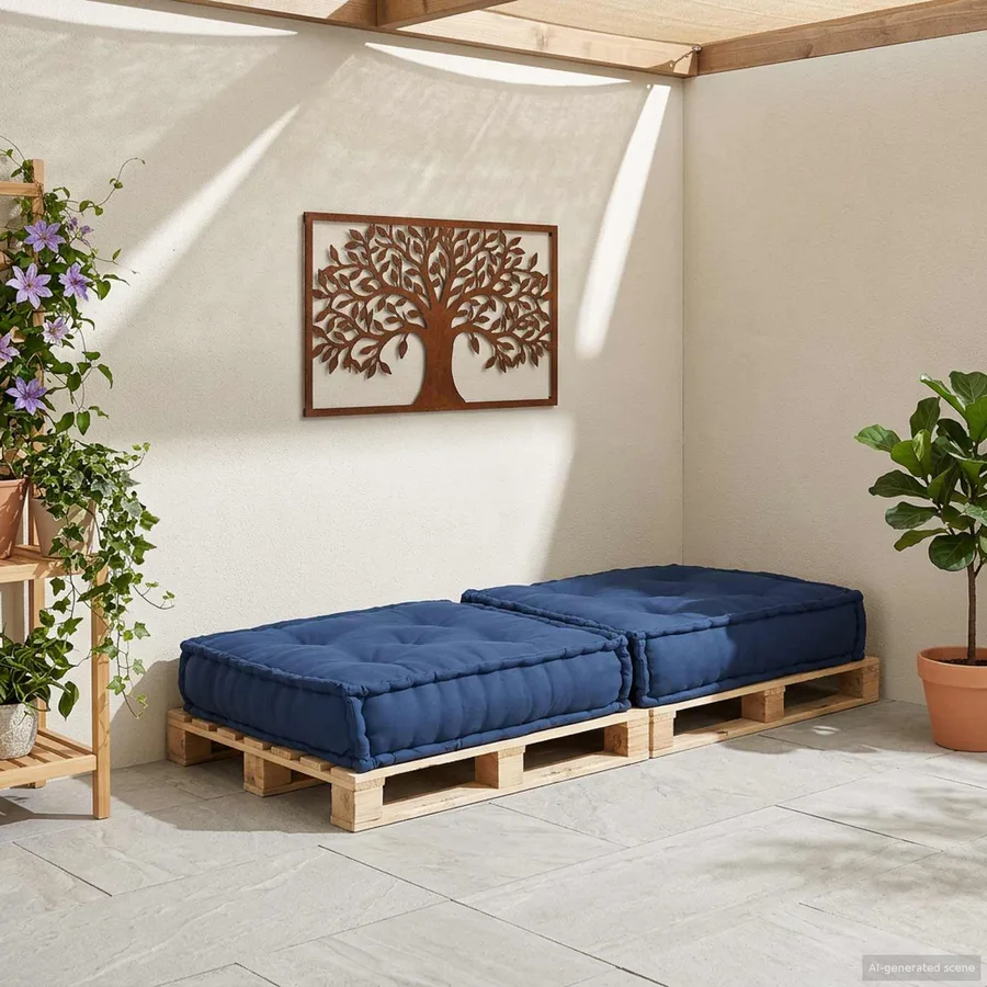 Unité de canapé modulaire Indigo 70 x 70 x 36 cm Tissu - 3